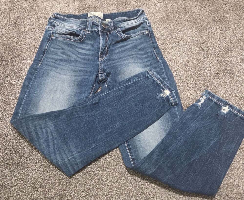Women's BKE Denim Stella Mid Rise Crop Jeans, Size 24